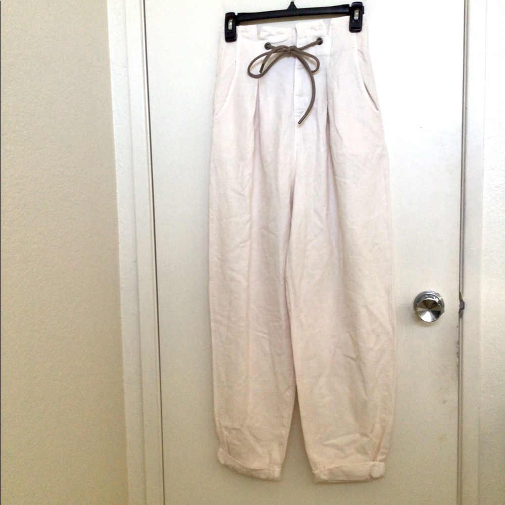 Zara High Waist Mom Pants